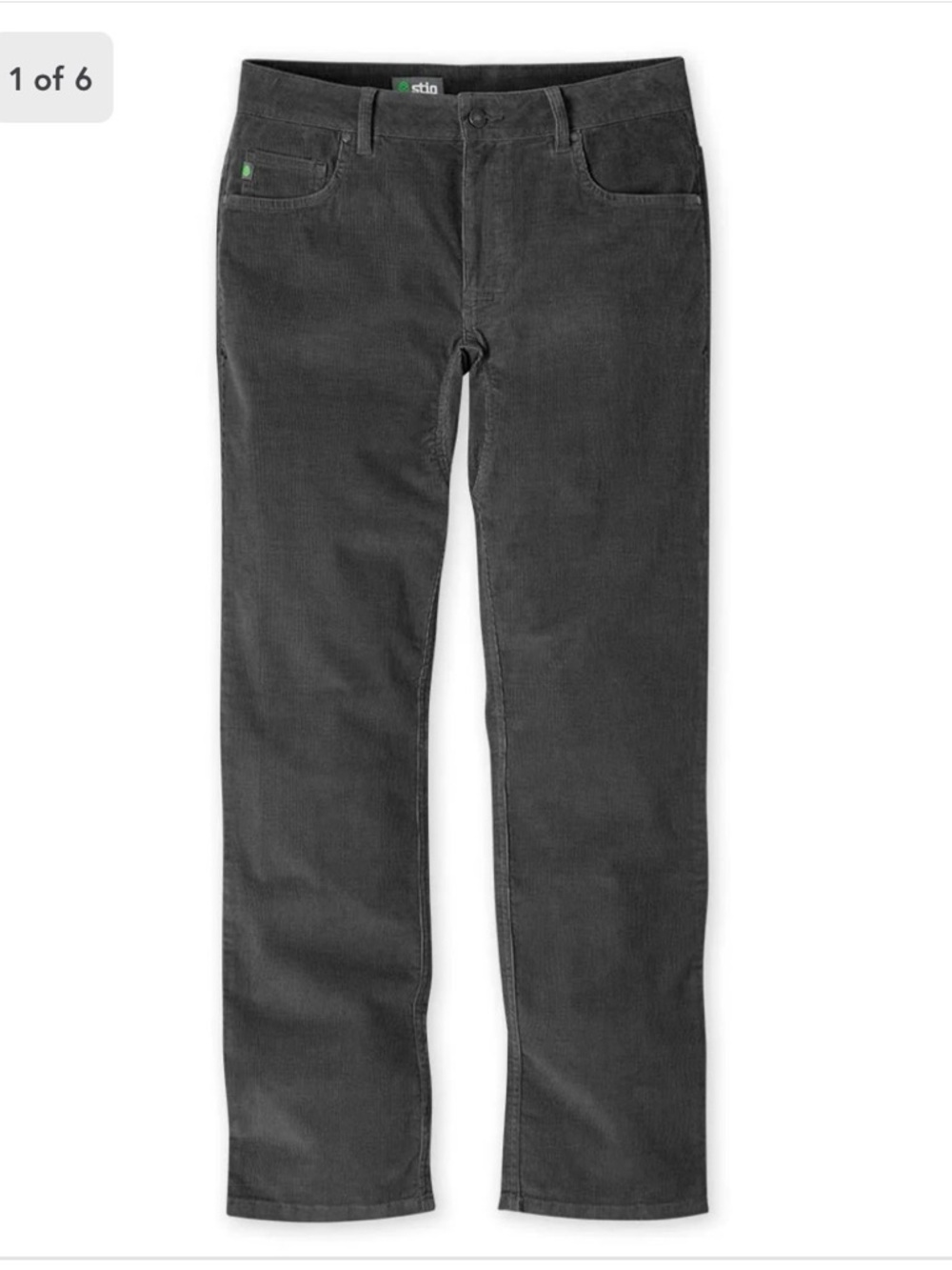 Stio Men's rivet Corduroy pants size 34R
